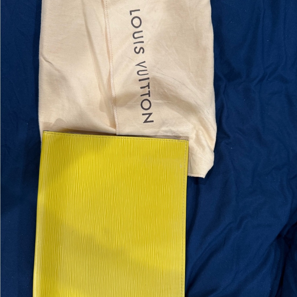 Louis Vuitton Yellow Clutch